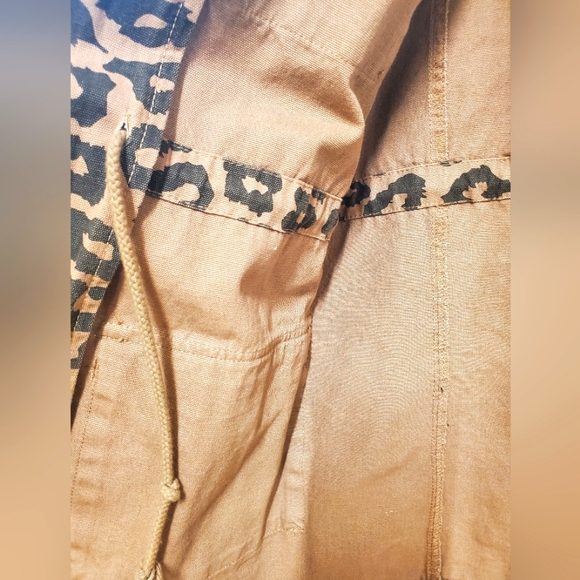 Leopard print military style jacket - Picture 4 of 5